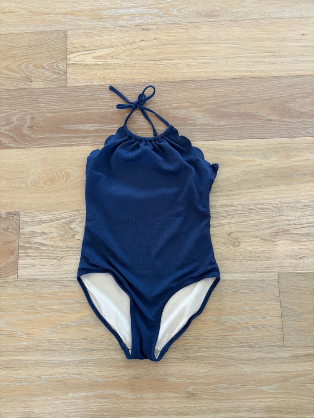 Size 8 navy Old Navy Navy Halter One-Piece Swimsuit for Kids
